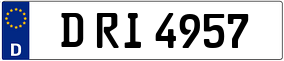 Truck License Plate